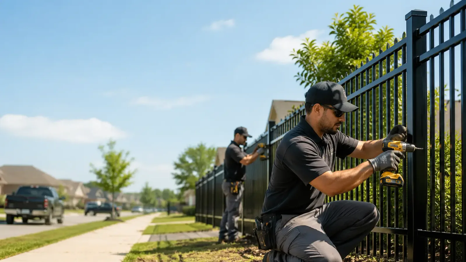 Metal Fence Installation in Portland, MI